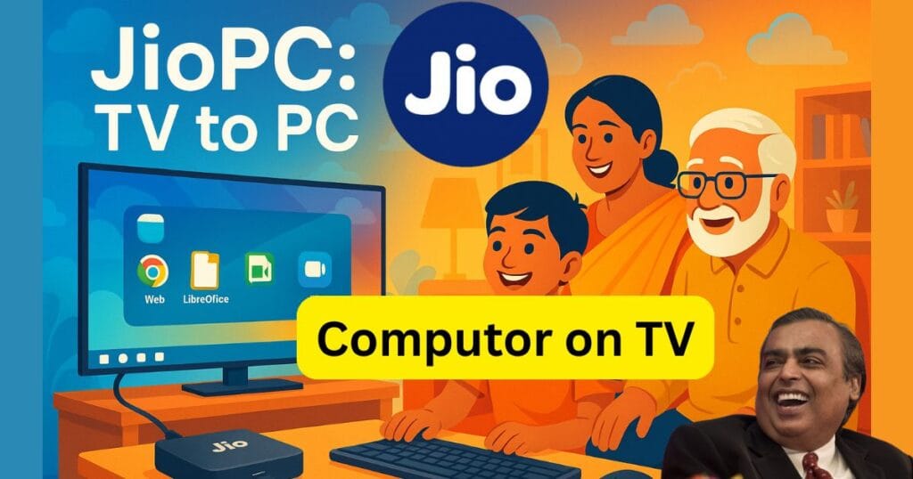 JioPC: TV to computer