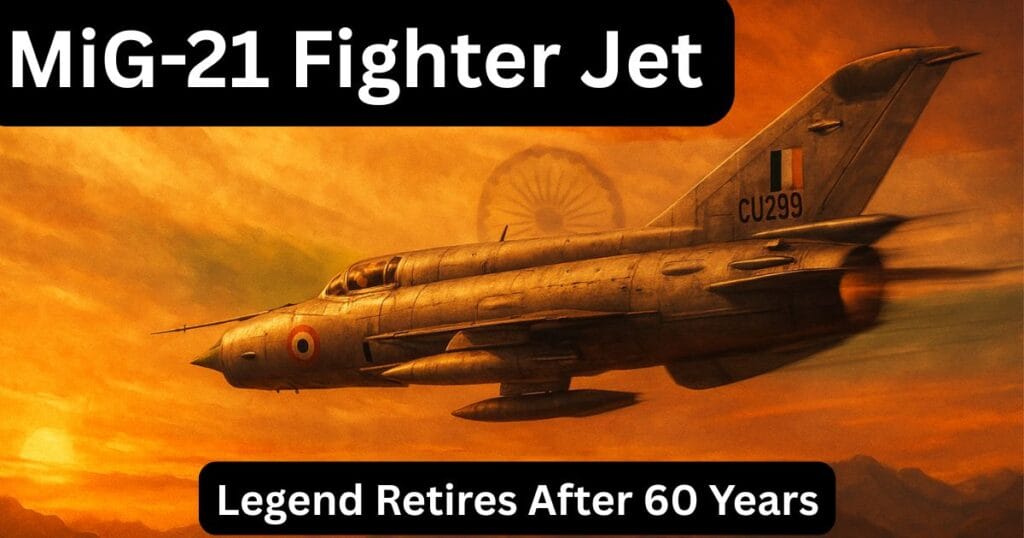 MiG-21 Fighter Jet, Legend Retires After 60 Years.