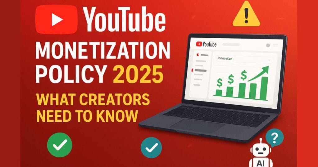 YouTube Monetization Policy Update 2025