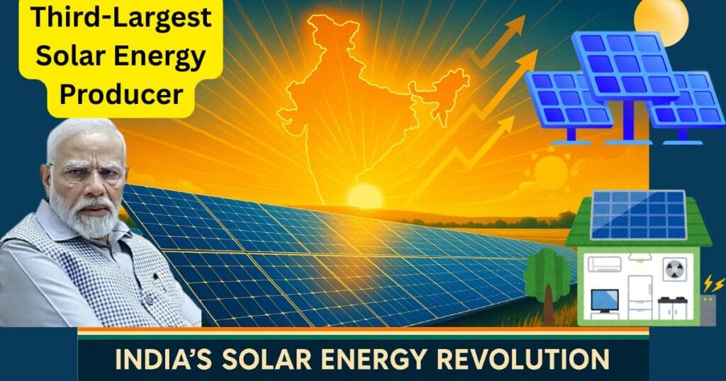 India Became the World’s Third-Largest Solar Energy Producer