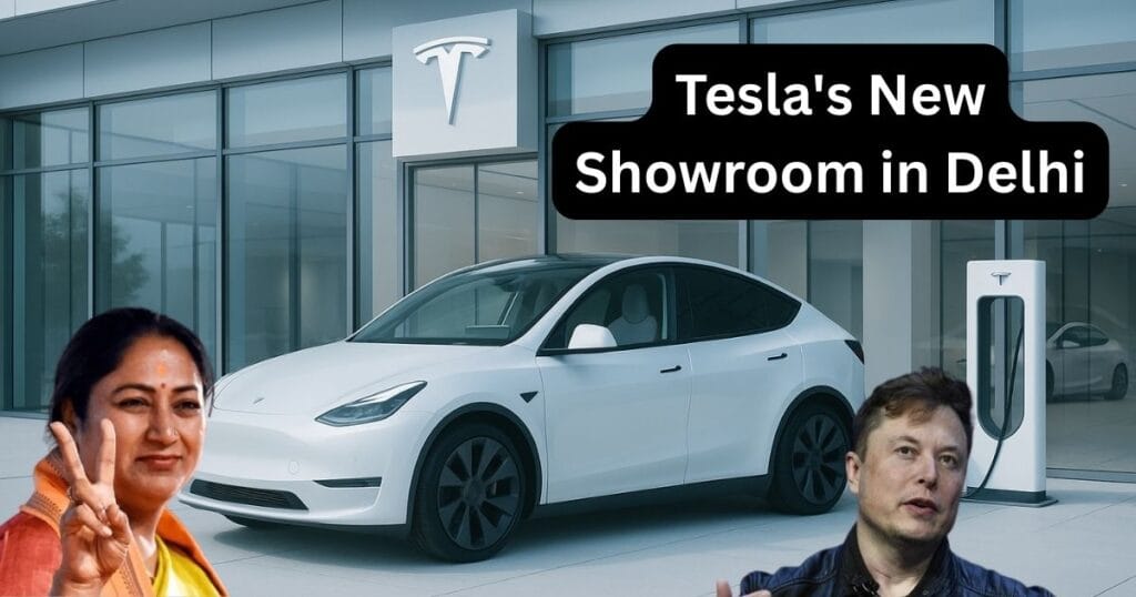 Tesla's New Showroom in Delhi