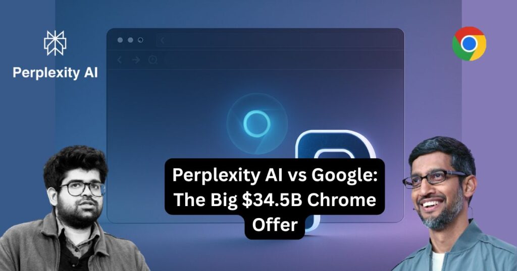 Perplexity AI vs Google: The Big $34.5B Chrome Offer