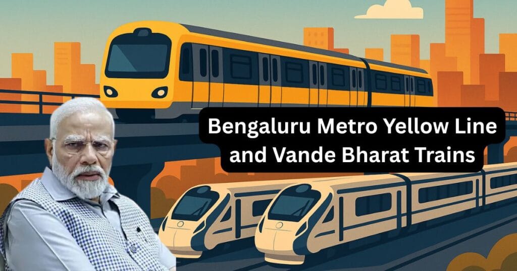 Bengaluru Metro Yellow Line and Vande Bharat Trains
