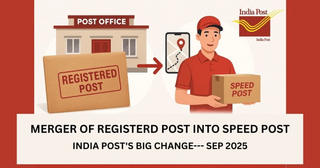 India Post: Merger of Registered Post into Speed Post