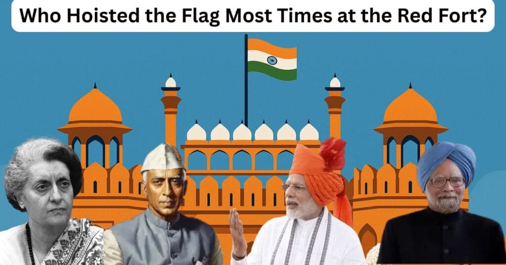 Who Hoisted the Flag Most Times at the Red Fort?